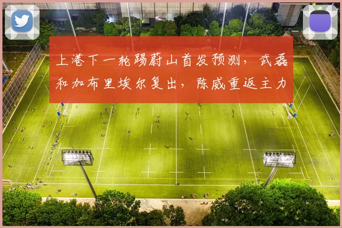 上港下一轮踢蔚山首发预测,武磊和加布里埃尔复出,陈威重返主力